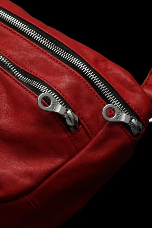 DOUBLE SHOULDER GARMENT-DYED BELT BAG