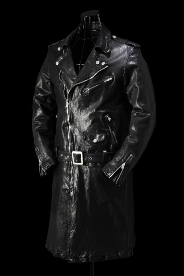 JAPAN SHOULDER “GARMENT-DYED” RIDERS COAT