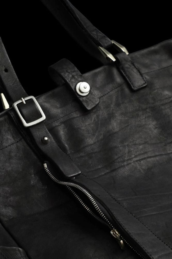 DOUBLE SHOULDER GARMENT-DYED TOTE-BAG