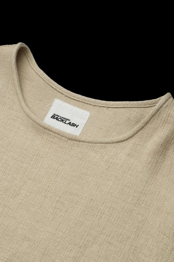 SOFT LINEN-COTTON DOBBY PULLOVER LOOSEFITTING H/S