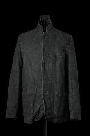 LINEN CANVAS “GARMENT-NATURAL DYED” JACKET