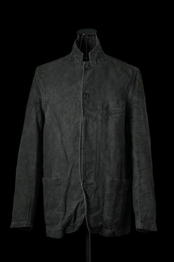 LINEN CANVAS “GARMENT-NATURAL DYED” JACKET