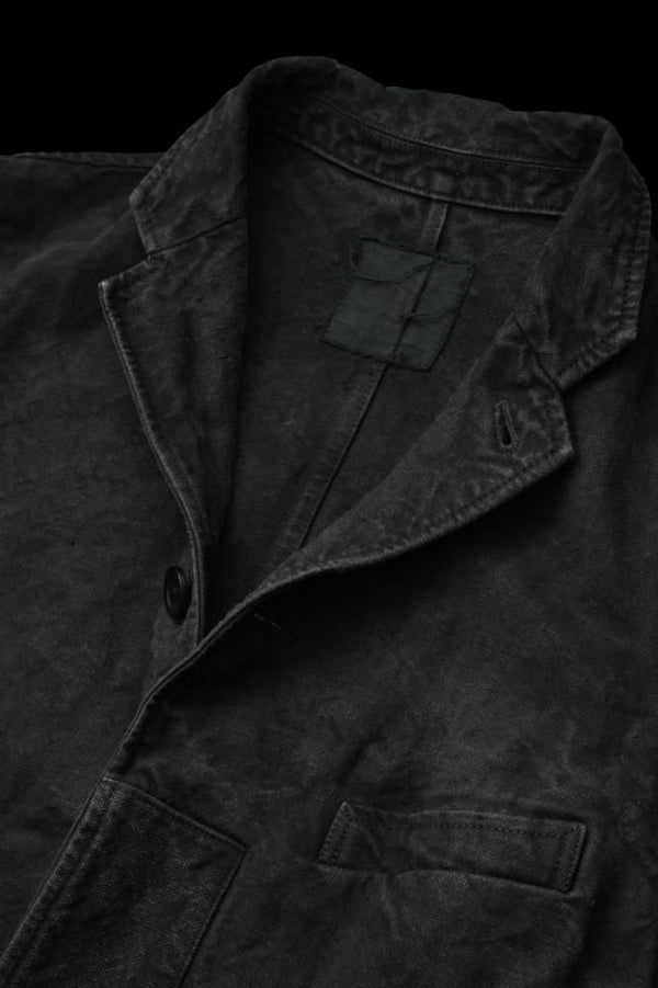 LINEN CANVAS “GARMENT-NATURAL DYED” JACKET