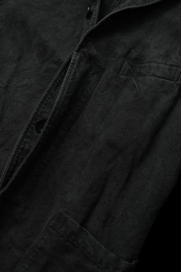 LINEN CANVAS “GARMENT-NATURAL DYED” JACKET