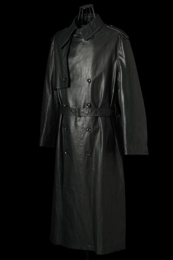 XX Yohji Yamamoto MONOCHROME LUXURY STEER TRENCH COAT