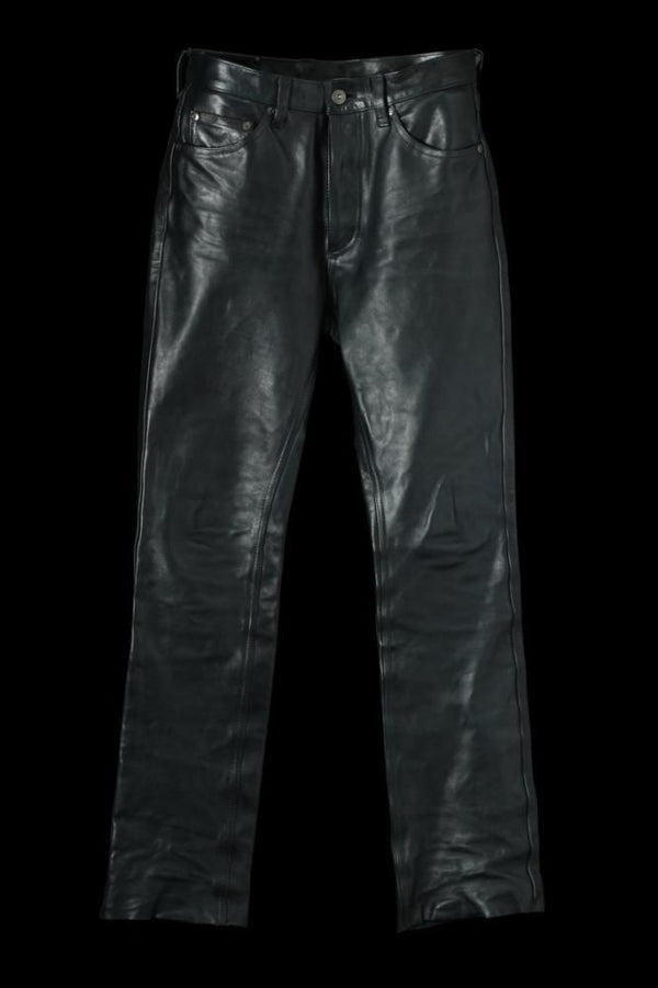 MARYAM ITALY HORSE “CRINKLE LENGTH” TIGHT STRAIGHT PANTS
