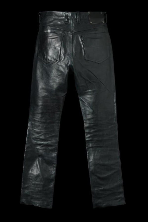 MARYAM ITALY HORSE “CRINKLE LENGTH” TIGHT STRAIGHT PANTS