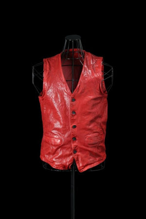 ITALY SHOULDER “GARMENT-DYED” VEST