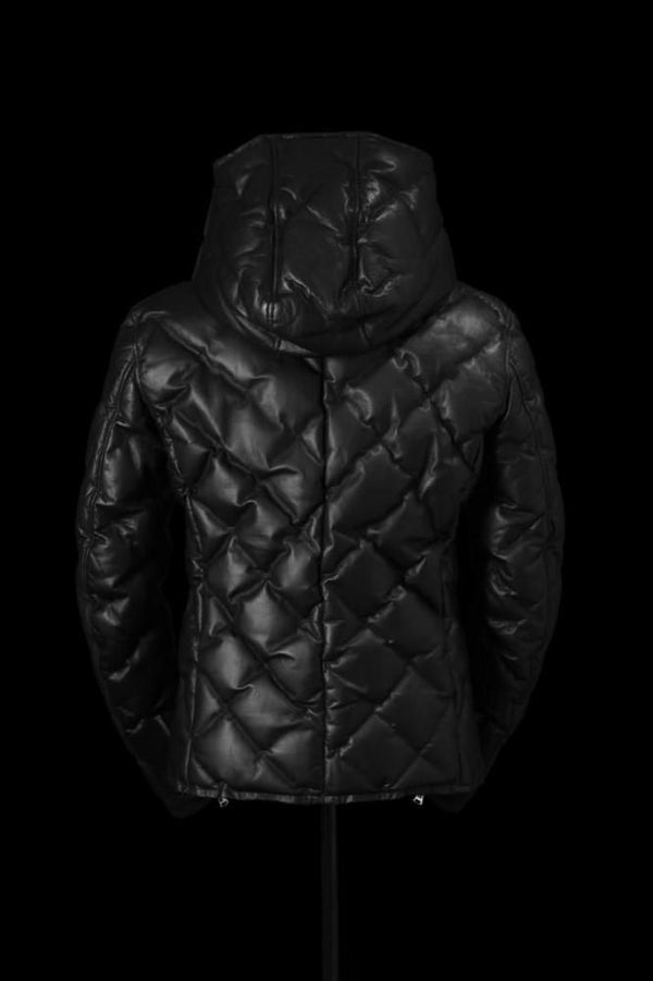 JAPAN STEER 0.6mm STITCH “POLISH WHITE GOOSE DOWN HOODED BLOUSON