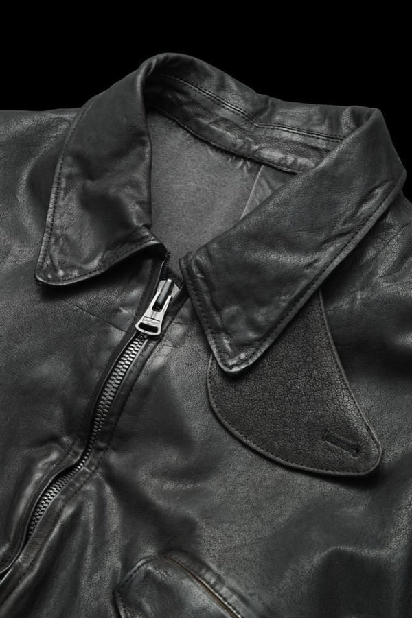 XX Yohji Yamamoto ITALY BUFFALO “GARMENT+SPRAY-DYED” MILITARY HALF COAT