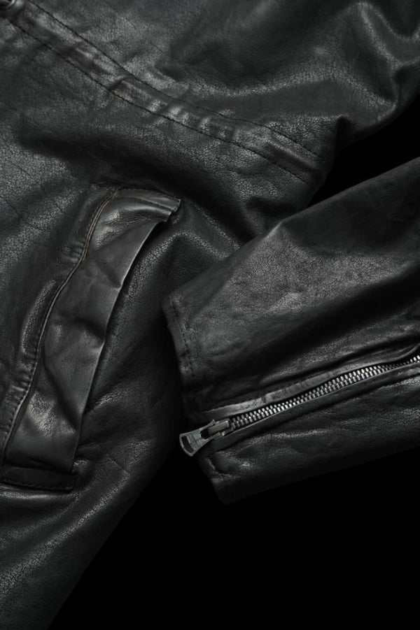 XX Yohji Yamamoto ITALY BUFFALO “GARMENT+SPRAY-DYED” MILITARY HALF COAT