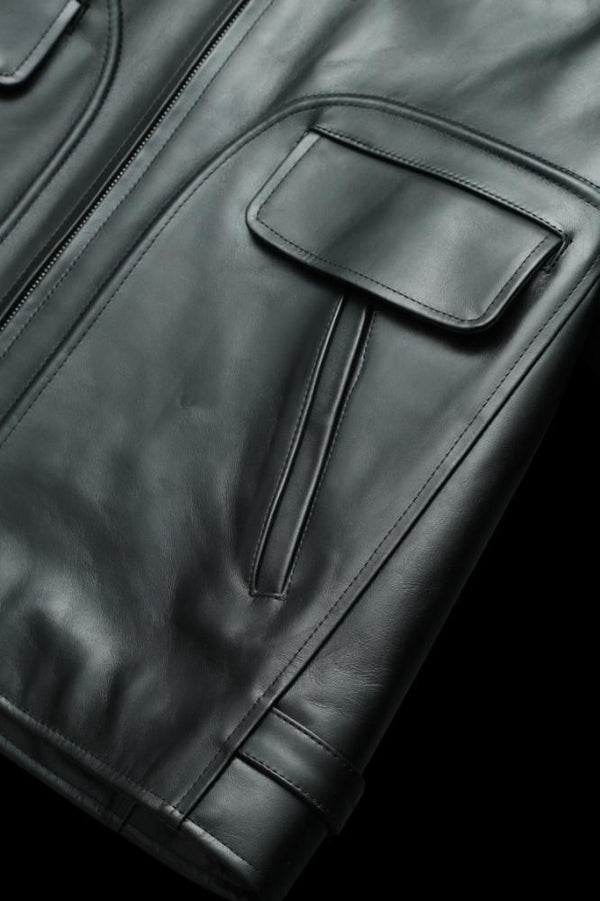 XX Yohji Yamamoto NAPPA JAPAN STEER "LACQUER FINISH" 6.1 THE MAN BLOUSON
