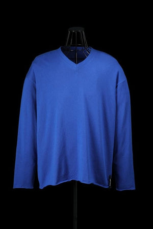 CASHMERE-WOOL KNIT TOPS / LOOSE FIT