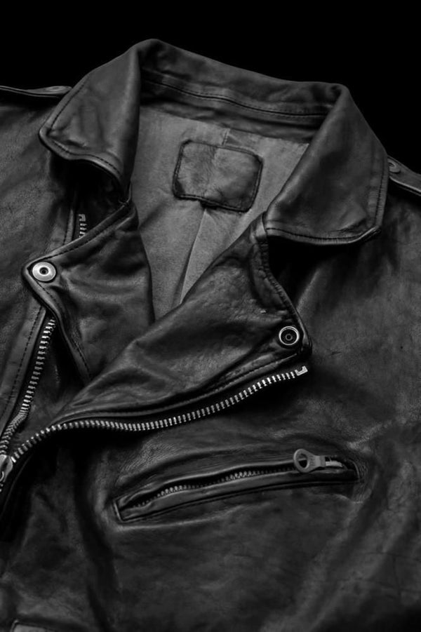 ITALY SHOULDER “GARMENT-DYED” D-POCKET DOUBLE RIDERS