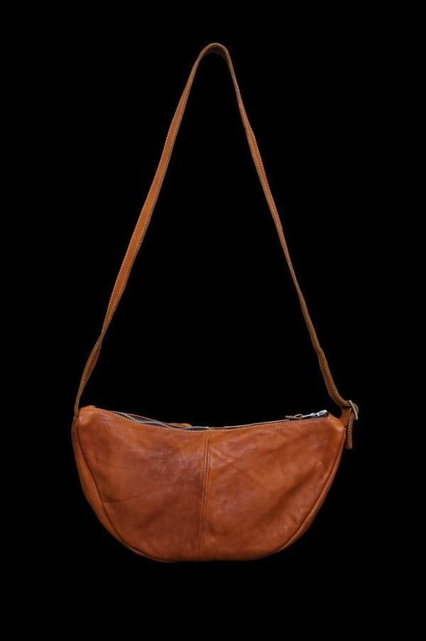 DOUBLE SHOULDER GARMENT-DYED SHOULDER BAG
