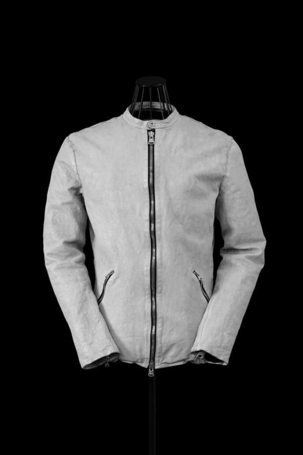 JAPAN CALF NATURAL DYED “GARMENT-WASH” SINGLE RIDERS