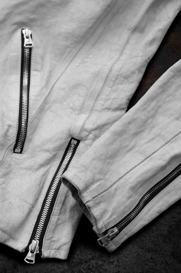 JAPAN CALF NATURAL DYED “GARMENT-WASH” SINGLE RIDERS