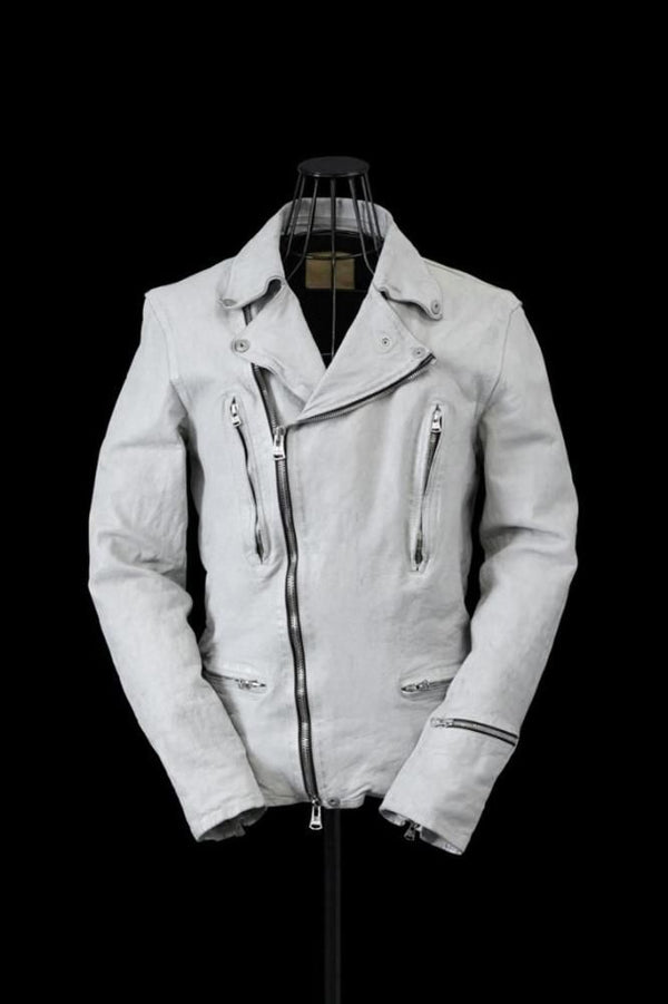 JAPAN CALF NATURAL DYED “GARMENT-WASH” DOUBLE RIDERS