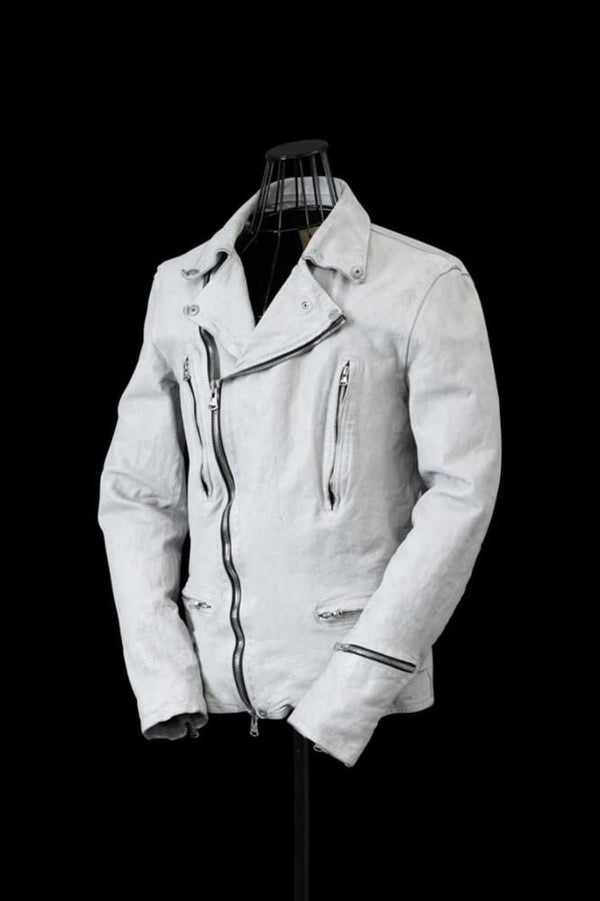 JAPAN CALF NATURAL DYED “GARMENT-WASH” DOUBLE RIDERS