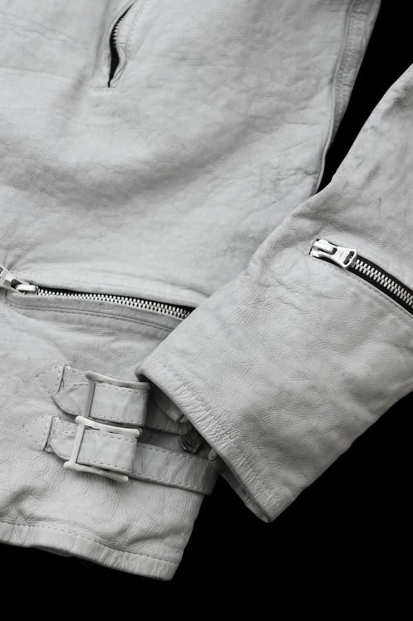 JAPAN CALF NATURAL DYED “GARMENT-WASH” DOUBLE RIDERS
