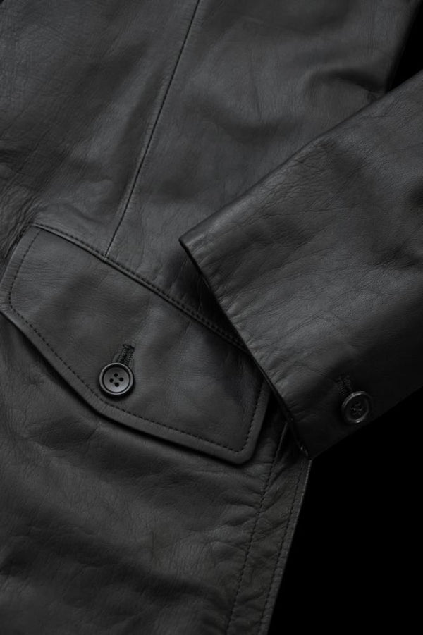 XX Yohji Yamamoto MONOCHROME LUXURY STEER “GARMENT-WASH” N-3BSJK
