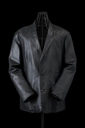 XX Yohji Yamamoto MONOCHROME LUXURY STEER “GARMENT-WASH” I-2BSJK