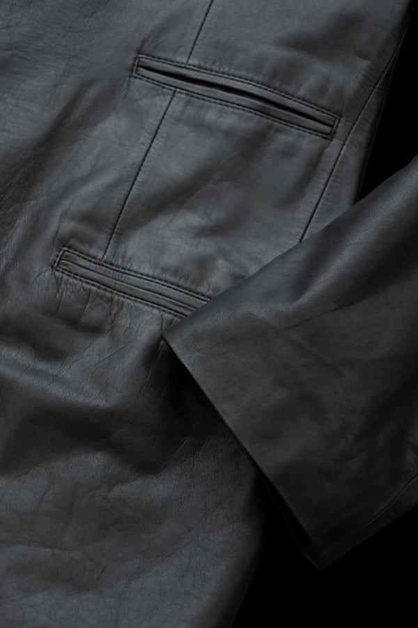 XX Yohji Yamamoto MONOCHROME LUXURY STEER “GARMENT-WASH” I-2BSJK