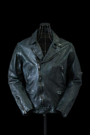 XX Yohji Yamamoto JAPAN CALF “GARMENT-DYED+WAX-FINISH” DOUBLE RIDERS