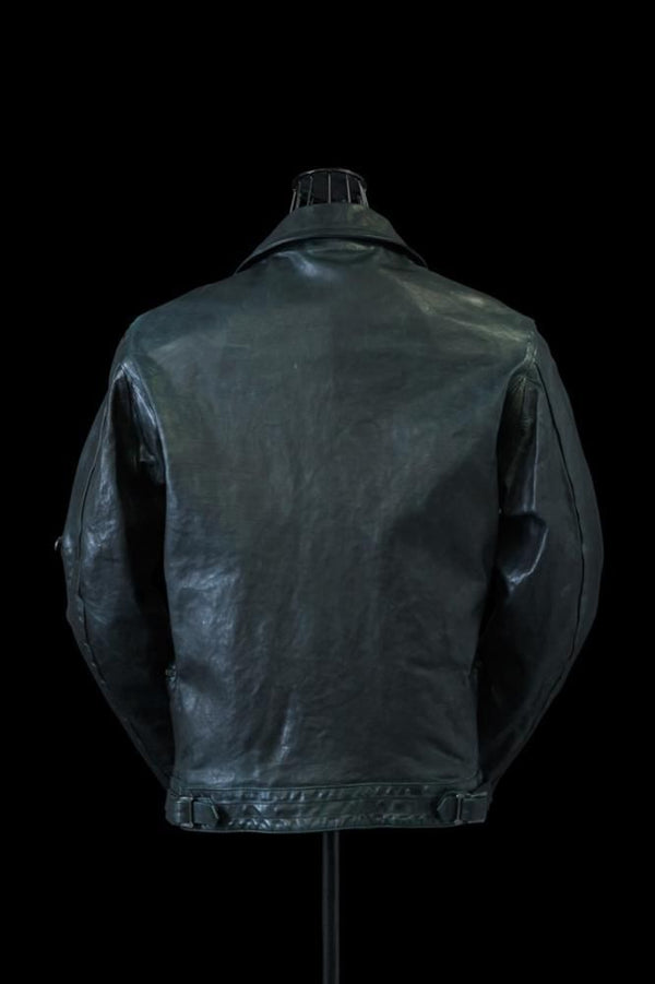 XX Yohji Yamamoto JAPAN CALF “GARMENT-DYED+WAX-FINISH” DOUBLE RIDERS