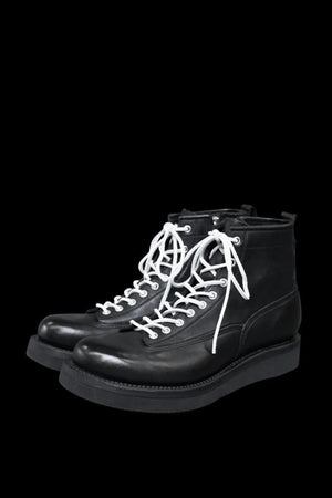 JAPAN SHOULDER GARMENT-DYED LACE-UP BOOTS / VIBRAM#2021SOLE