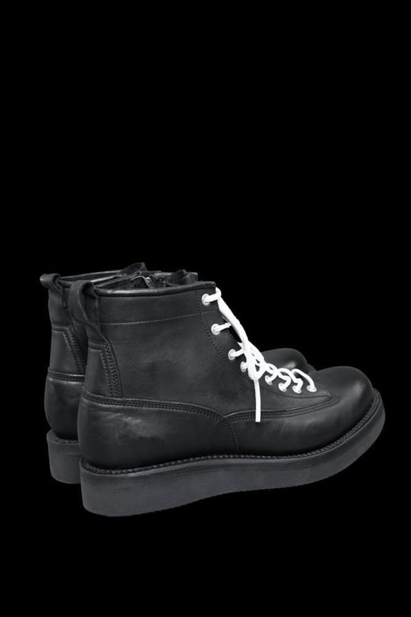 JAPAN SHOULDER GARMENT-DYED LACE-UP BOOTS / VIBRAM#2021SOLE