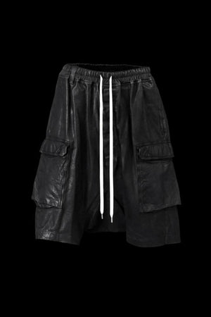 MARYAM ITALY KIP “GARMENT-DYED” SARROUEL SHORTS