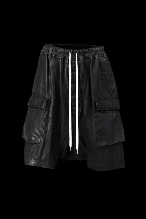 MARYAM ITALY KIP “GARMENT-DYED” SARROUEL SHORTS
