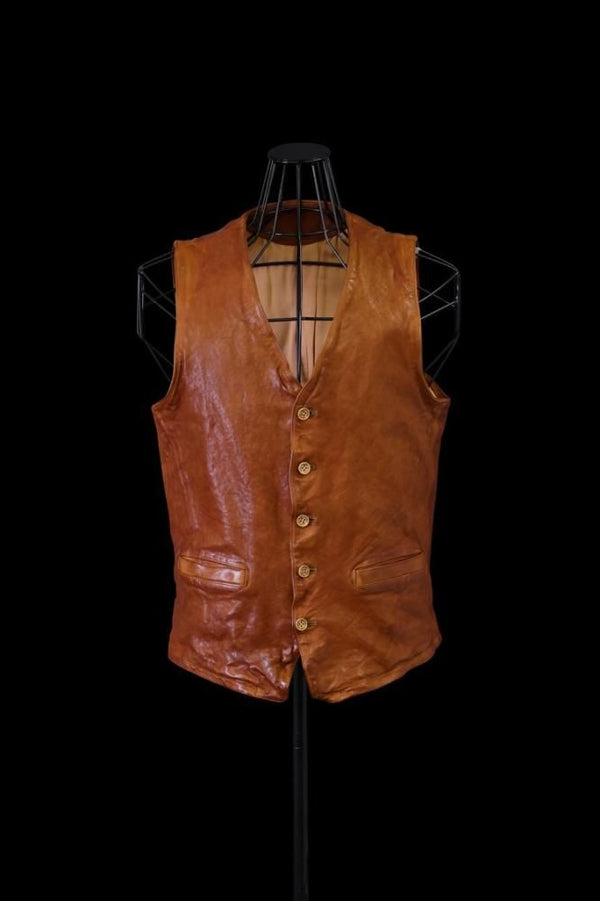 ITALY SHOULDER “GARMENT-DYED” VEST