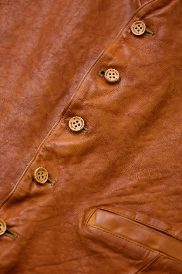 ITALY SHOULDER “GARMENT-DYED” VEST