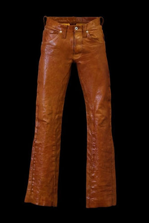 ITALY SHOULDER “GARMENT-DYED” PANTS