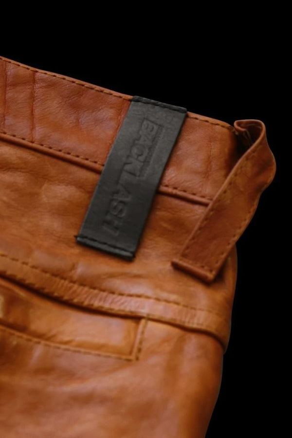 ITALY SHOULDER “GARMENT-DYED” PANTS