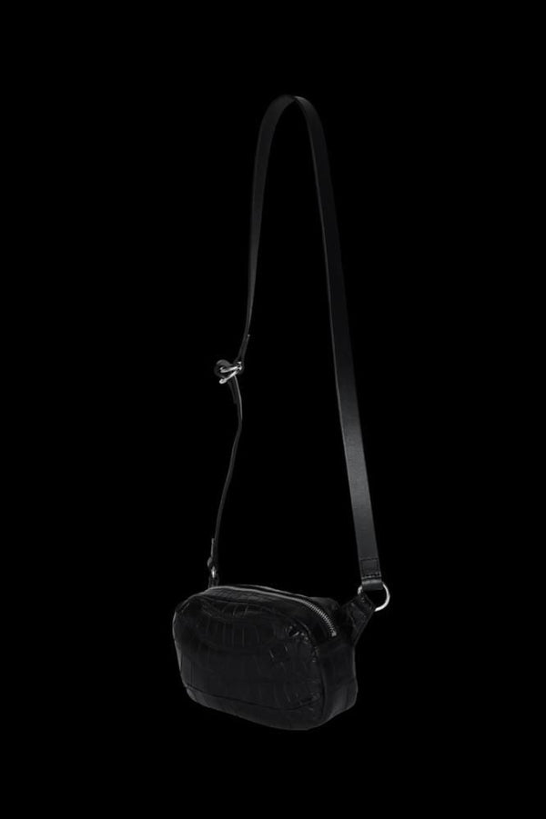 THE LINE CROCODILE SHOULDER POUCH