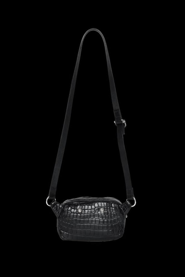 THE LINE CROCODILE SHOULDER POUCH