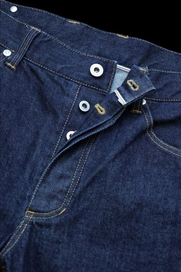 THE DENIM STRETCH SELVEDGE DENIM STRAIGHT PANTS "ONEWASH.INDIGO"