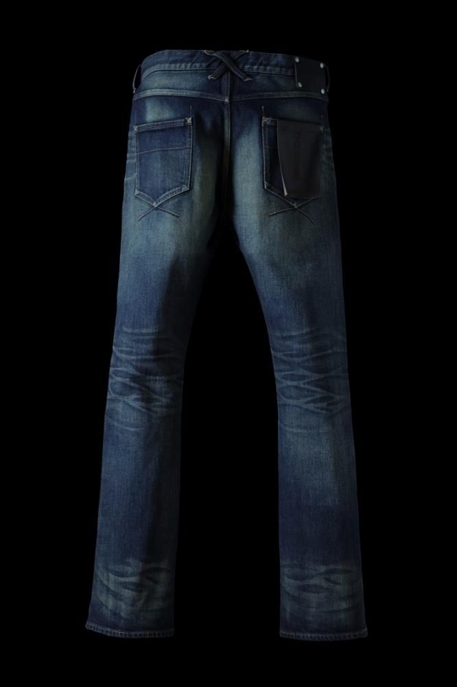 ロンジコーン BACKLASH　ヴィンテージ加工　デニム THE DENIM STRETCH SELVEDGE DENIM STRAIGHT PANTS 