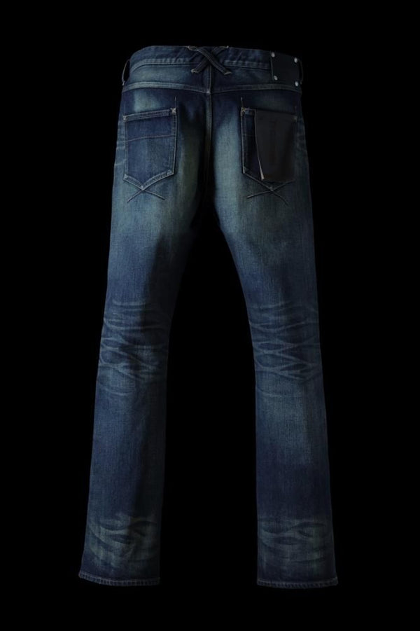 THE DENIM STRETCH SELVEDGE DENIM STRAIGHT PANTS "DARK.INDIGO"