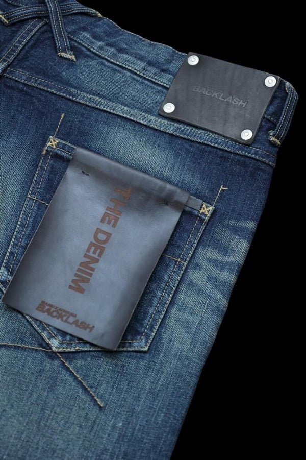 THE DENIM STRETCH SELVEDGE DENIM STRAIGHT PANTS "DARK.INDIGO"