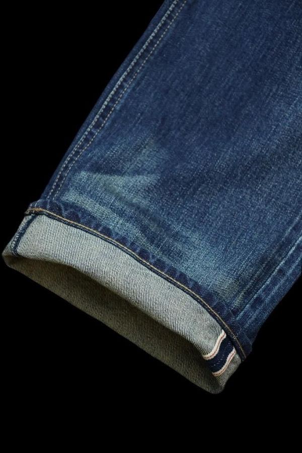 THE DENIM STRETCH SELVEDGE DENIM STRAIGHT PANTS "DARK.INDIGO"