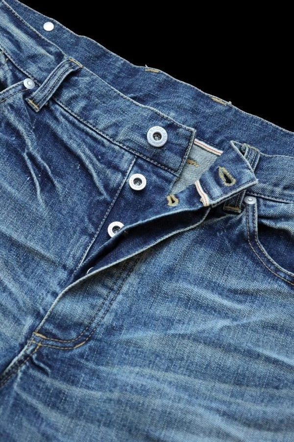 THE DENIM STRETCH SELVEDGE DENIM STRAIGHT PANTS "LIGHT.INDIGO"