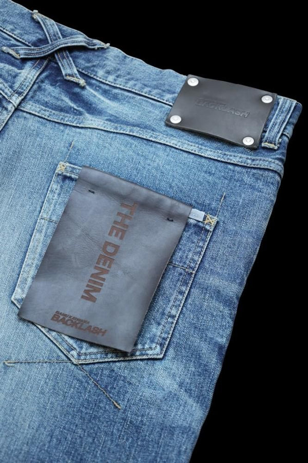 THE DENIM STRETCH SELVEDGE DENIM STRAIGHT PANTS "LIGHT.INDIGO"
