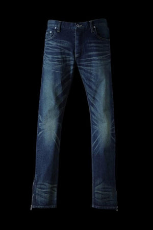 THE DENIM STRETCH SELVEDGE DENIM SKINNY PANTS "DARK.INDIGO"