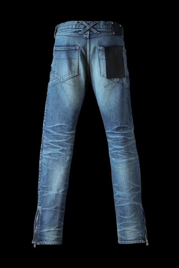 THE DENIM STRETCH SELVEDGE DENIM SKINNY PANTS "LIGHT.INDIGO"