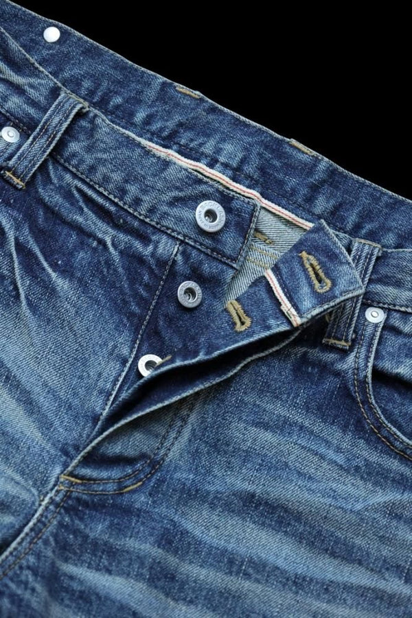 THE DENIM STRETCH SELVEDGE DENIM SKINNY PANTS "LIGHT.INDIGO"