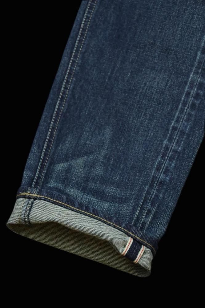 THE DENIM STRETCH SELVEDGE DENIM SEMI-SARROUEL PANTS 